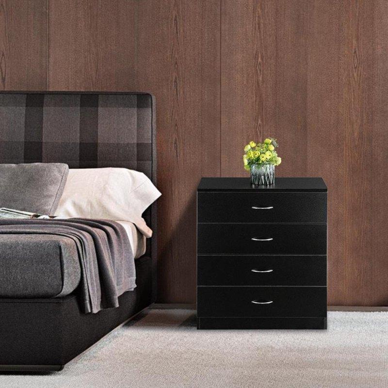 Beyaz MDF 4 Çekmeceli Modern Şifonyer - 311573