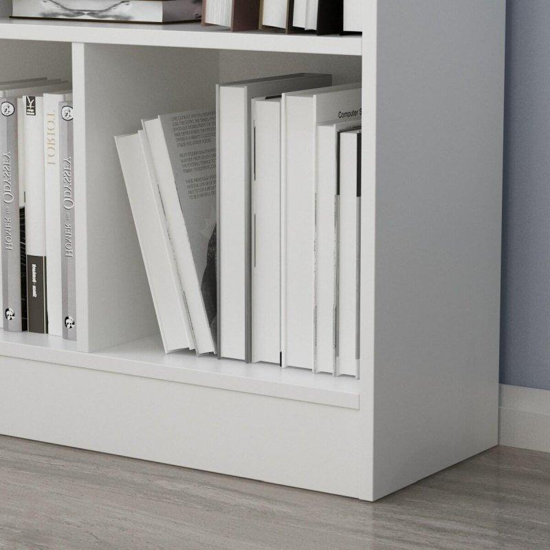Beyaz MDF 8 Küp Bölmeli 3 Katlı Modern Kitaplık - 101x24x104 cm - 316311