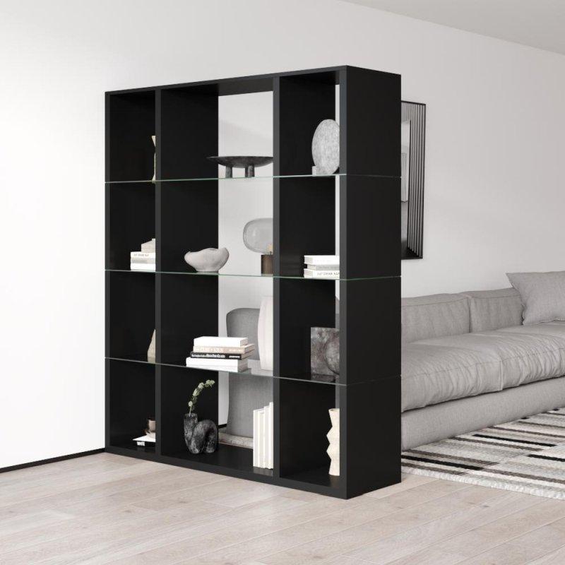 Beyaz MDF Mat 4 Raflı Ayaklı Kitaplık - 151x180 cm - 320001