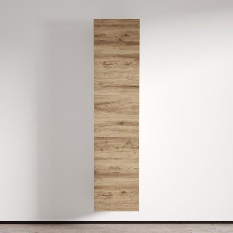 Beyaz MDF Parlak Yüzeyli Duvara Monte Kitaplık - 171 cm - 314250