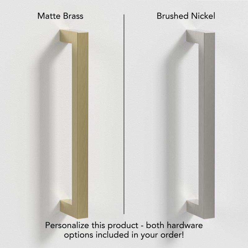Beyaz MDF Shaker Tarzı Çift Kulp Seçenekli Kitaplık Kapak Seti - 149 cm - 319591