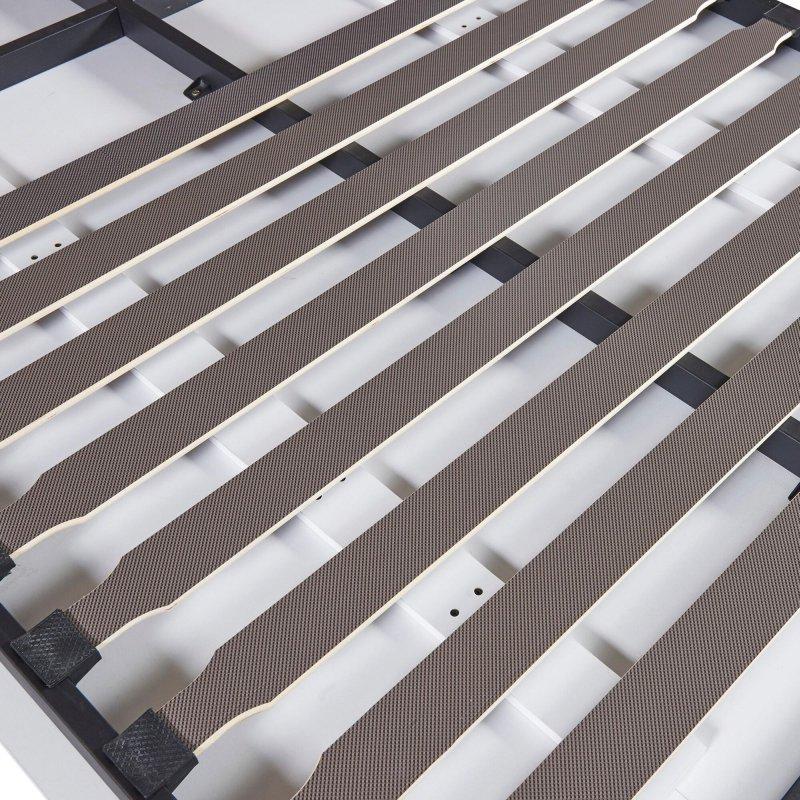 Beyaz MDF Yan Dolaplı Katlanabilir Duvar Yatağı - 204 cm - 266638