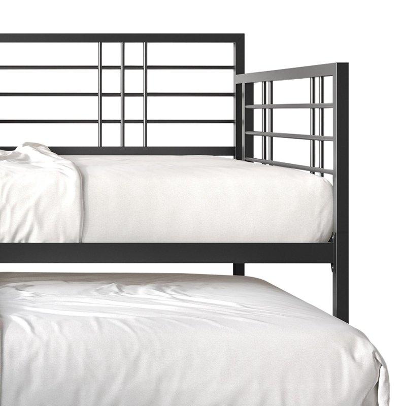 Beyaz Metal Yavru Yataklı Daybed Karyola - 107x201 cm - 330239