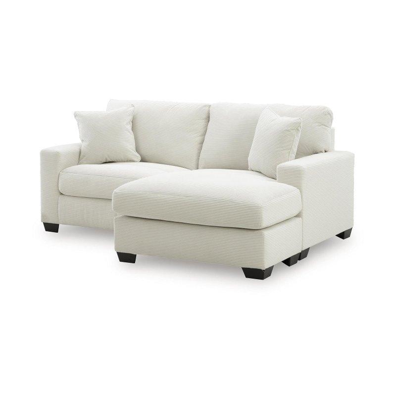 Beyaz Polyester Kumaş Şezlonglu Kare Kollu Bohem Koltuk - 216x158 cm - 280084