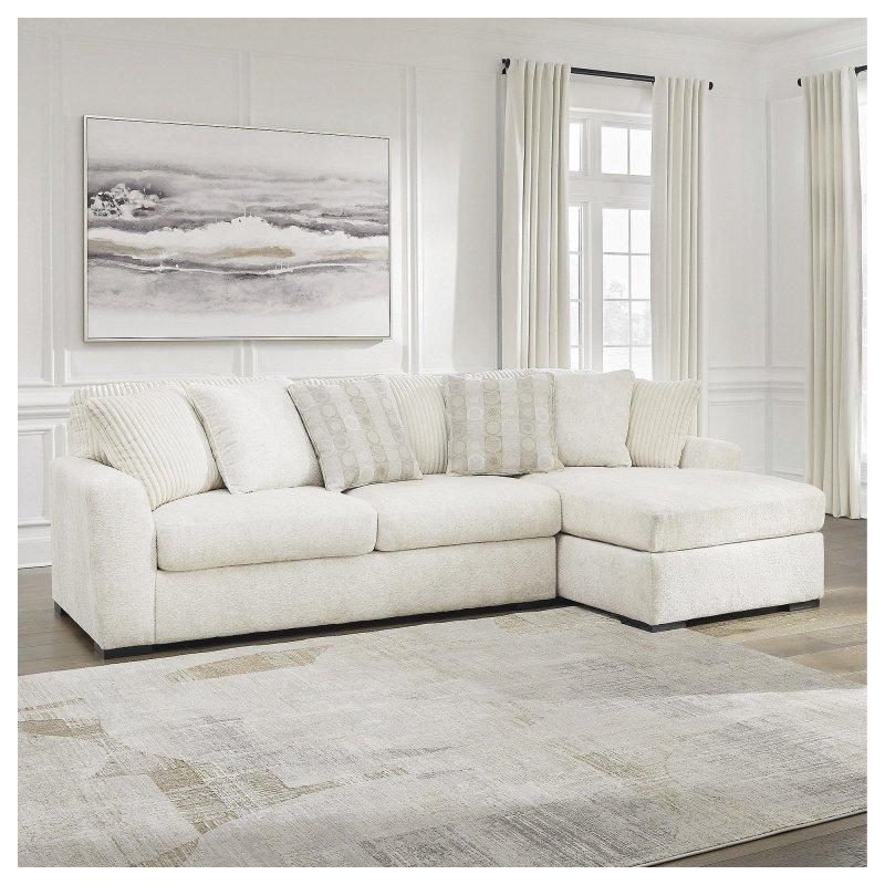 Beyaz Polyester Şezlonglu Köşe Koltuk - 308x166 cm - 260695 Beyaz Polyester Şezlonglu Köşe Koltuk - 308x166 cm - 260695