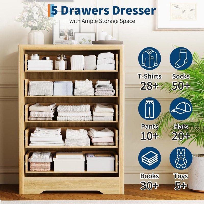 Beyaz ve Kahverengi MDF Dekoratif Desenli Bohem Şifonyer - 296320