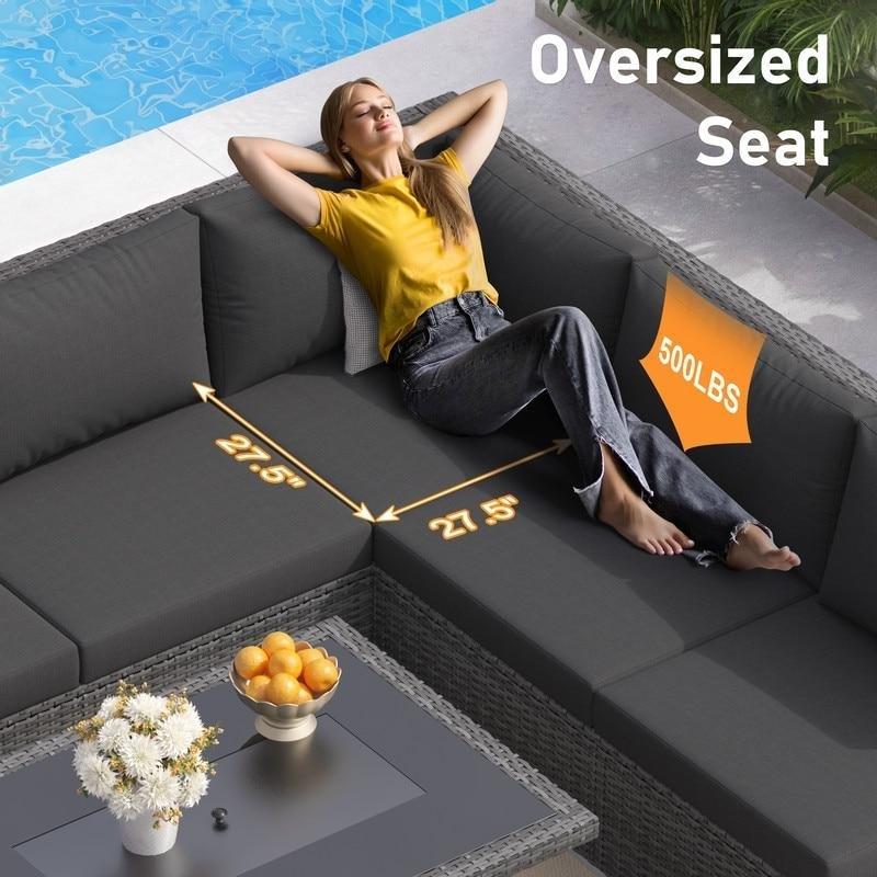 Çelik İskeletli Hasır Ateş Çukurlu Modüler Bahçe Takımı - 110 cm - 274916