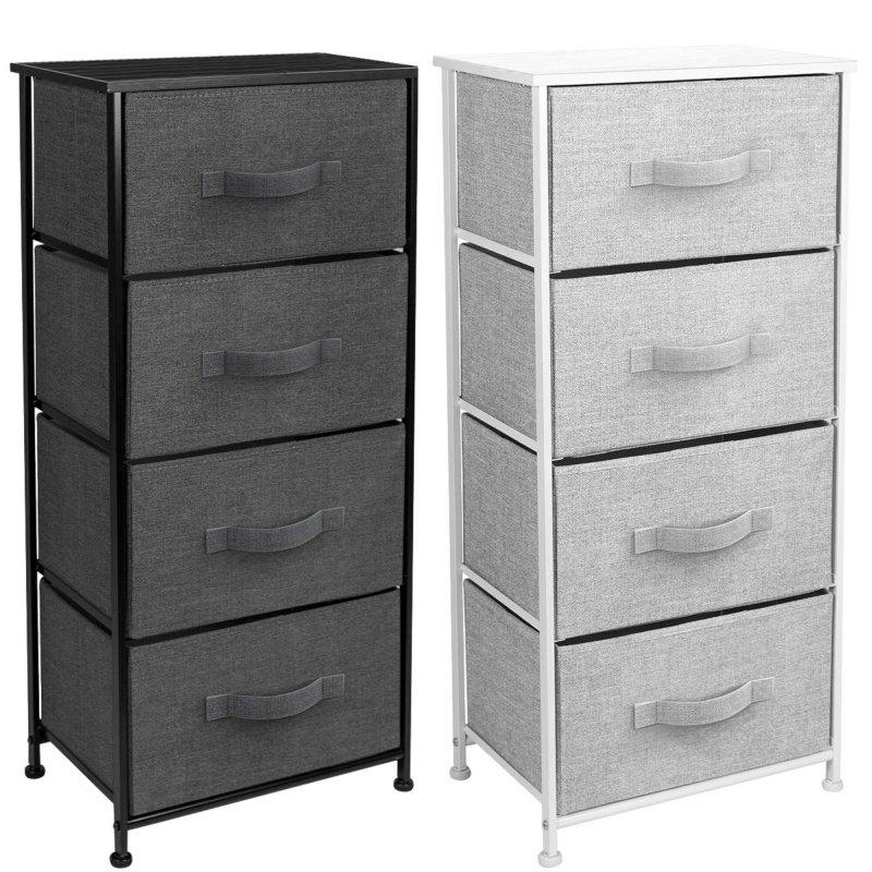 Çelik Kasa 4 Kumaş Çekmeceli Modern Şifonyer - 300657