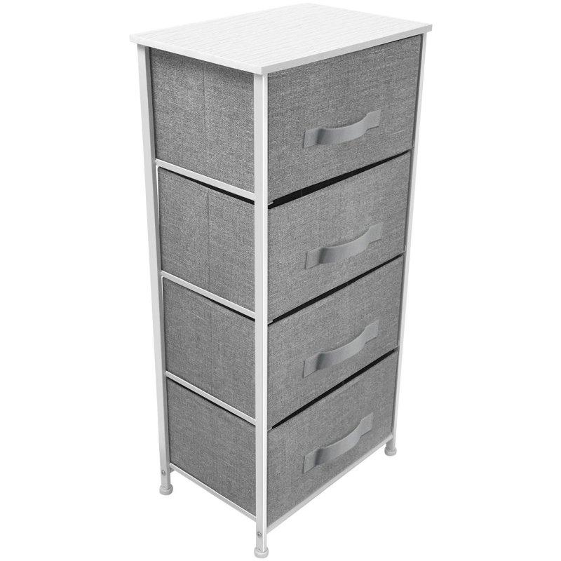Çelik Kasa 4 Kumaş Çekmeceli Modern Şifonyer - 300657