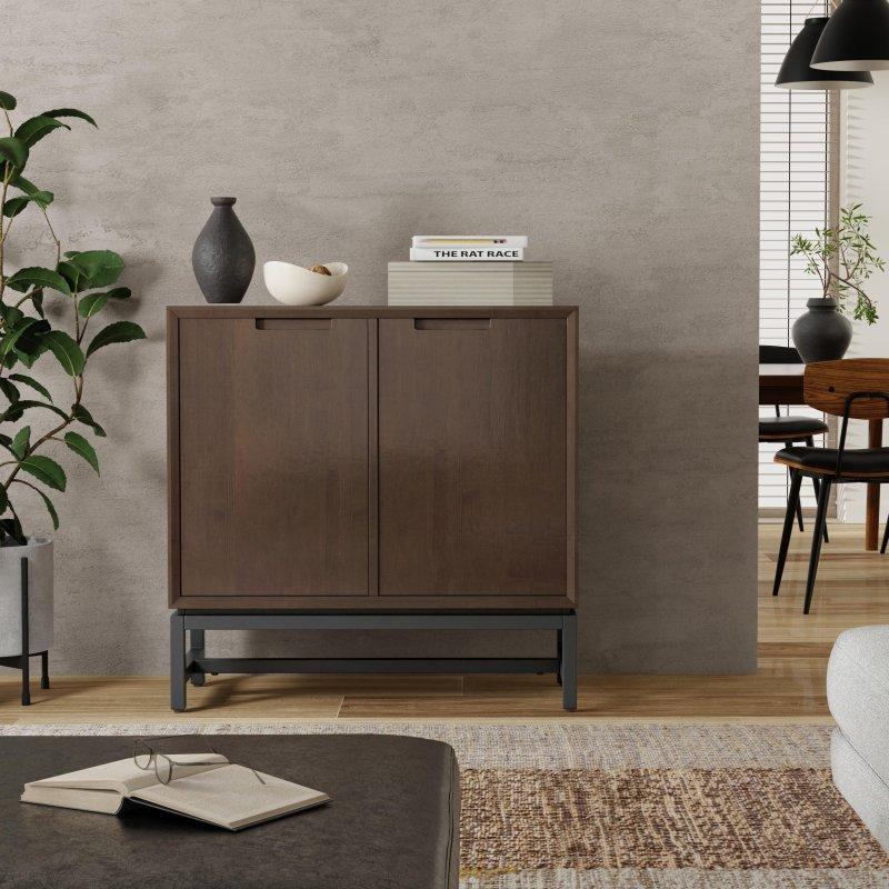 Ceviz Kahverengi Masif Kauçuk Ağacı Metal Ayaklı Ayarlanabilir Raflı Kitaplık - 82x36x81 cm - 318542 Ceviz Kahverengi Masif Kauçuk Ağacı Metal Ayaklı Ayarlanabilir Raflı Kitaplık - 82x36x81 cm - 318542