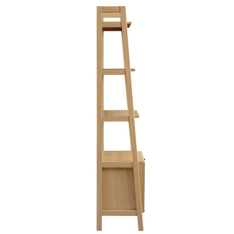 Ceviz Kapaklı 4 Raflı Ahşap Kitaplık - 54 cm - 319016