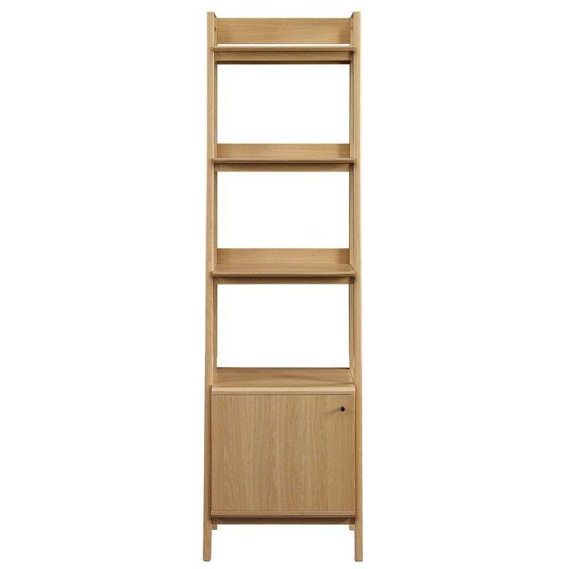 Ceviz Kapaklı 4 Raflı Ahşap Kitaplık - 54 cm - 319016
