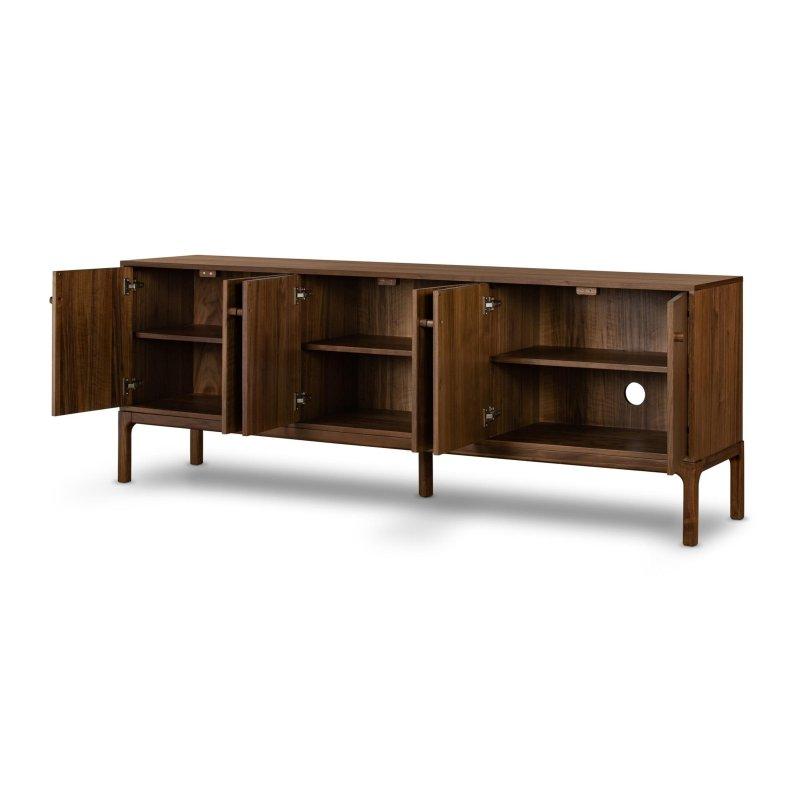 Ceviz Kapaklı Kitaplık - 218x45x79 cm - 317242