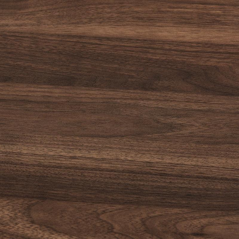 Ceviz Laminat Siyah Çelik Ayaklı 2li Zigon Orta Sehpa Takımı - 245509
