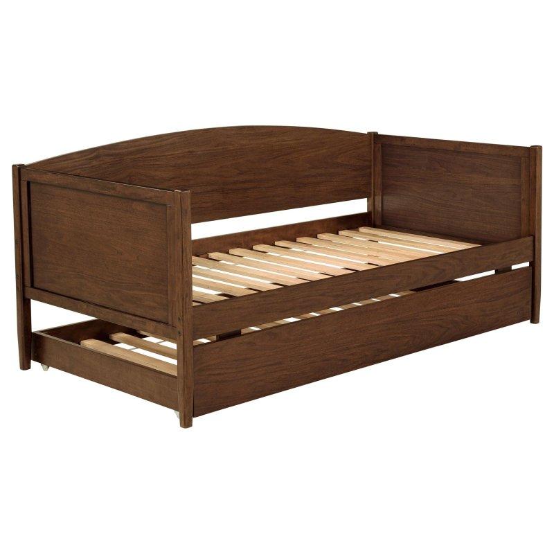 Ceviz Rengi Ahşap Yavru Yataklı Daybed Karyola - 206 cm - 330217