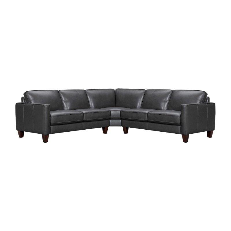 Deri Ahşap Yönü Değiştirilebilir Modüler Köşe Koltuk - 252x252 cm - 257690