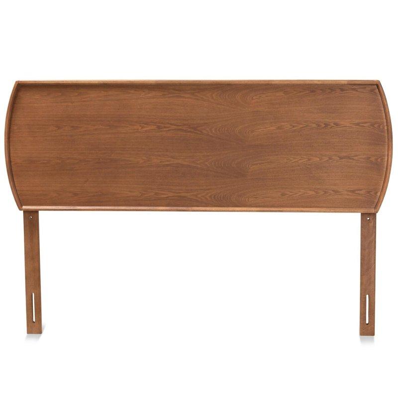 Dişbudak Ceviz Rengi Masif Ahşap Gömme Panelli Yatak Başlığı - 127x127 cm - 335386