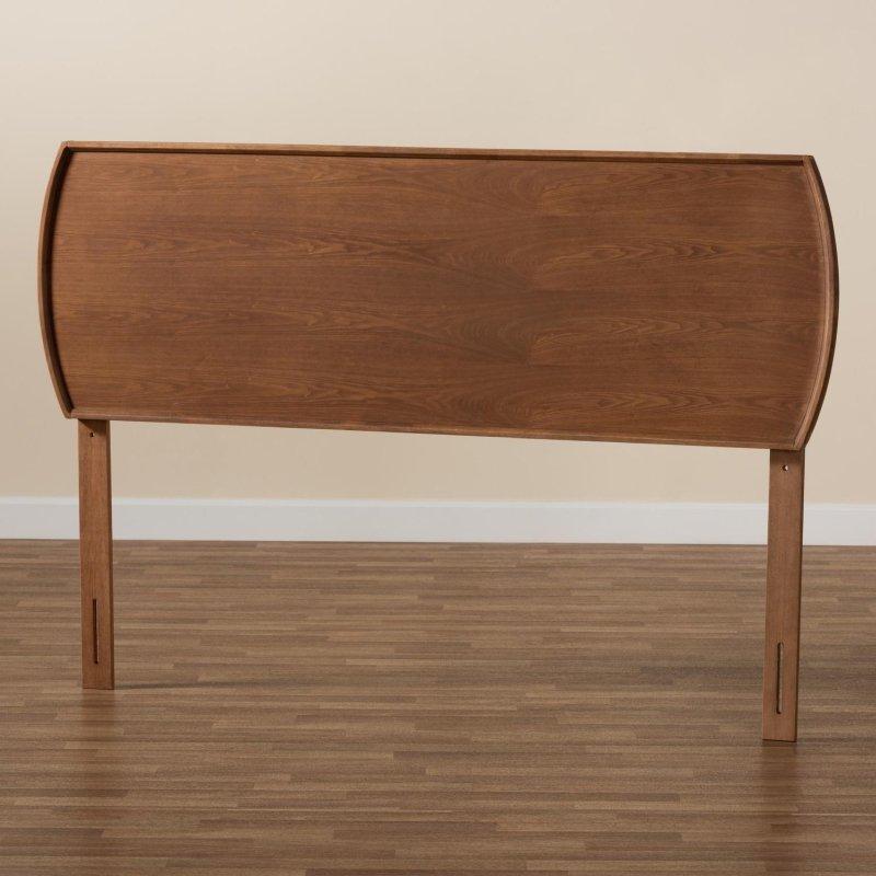 Dişbudak Ceviz Rengi Masif Ahşap Gömme Panelli Yatak Başlığı - 127x127 cm - 335386