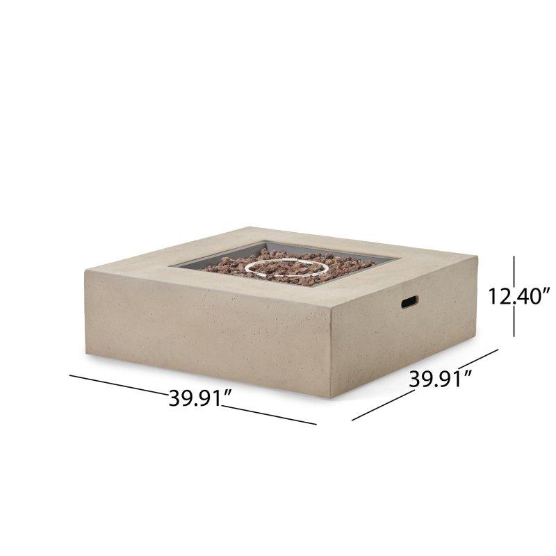 Doğal Akasya Ahşap Ateş Çukurlu Modüler Bahçe Takımı - 275703