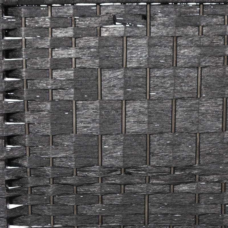 Doğal Bambu Masif Ahşap Katlanır Paravan - 181x132 cm - 321442
