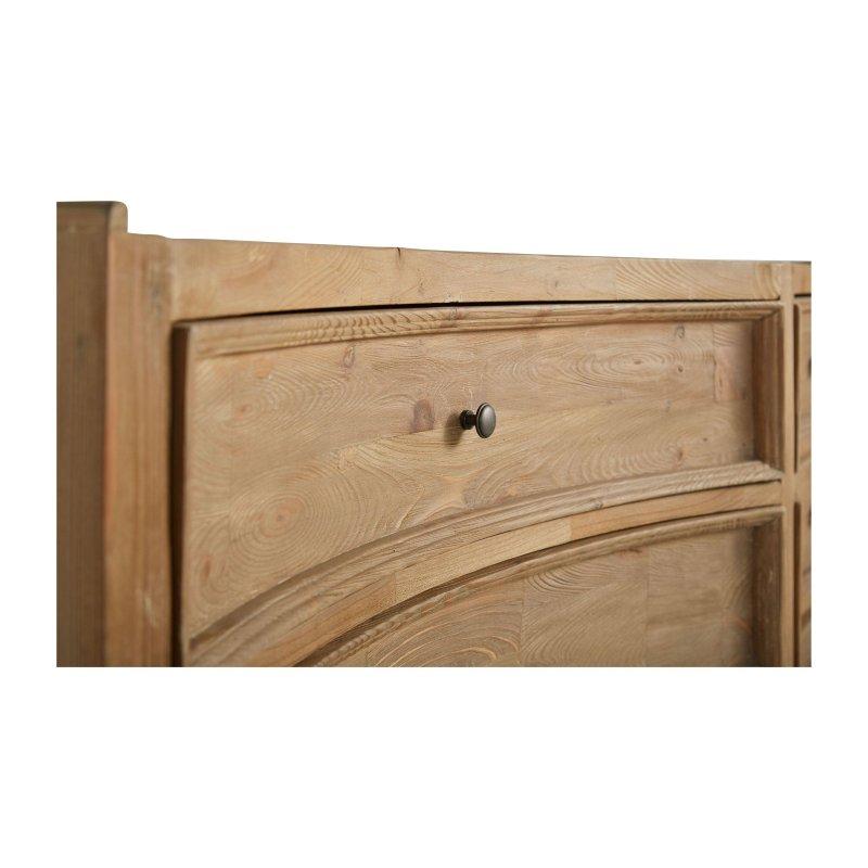 Doğal Çam 6 Çekmeceli İçbükey Tasarımlı Şifonyer - 183x97x51 cm - 306749