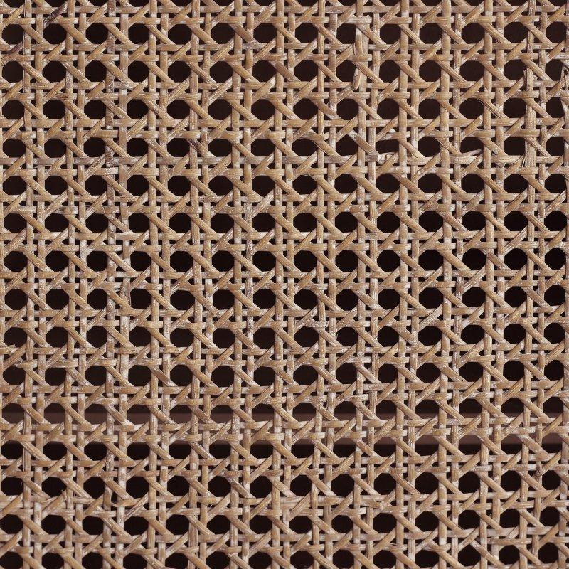 Doğal Çam ve Rattan Sürgülü Kapaklı Ayarlanabilir Raflı Bohem Konsol - 161x81x41 cm - 325283