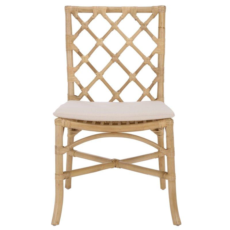 Doğal Kolsuz 2li Set Rattan Sandalye - 59x49x94 cm - 253168