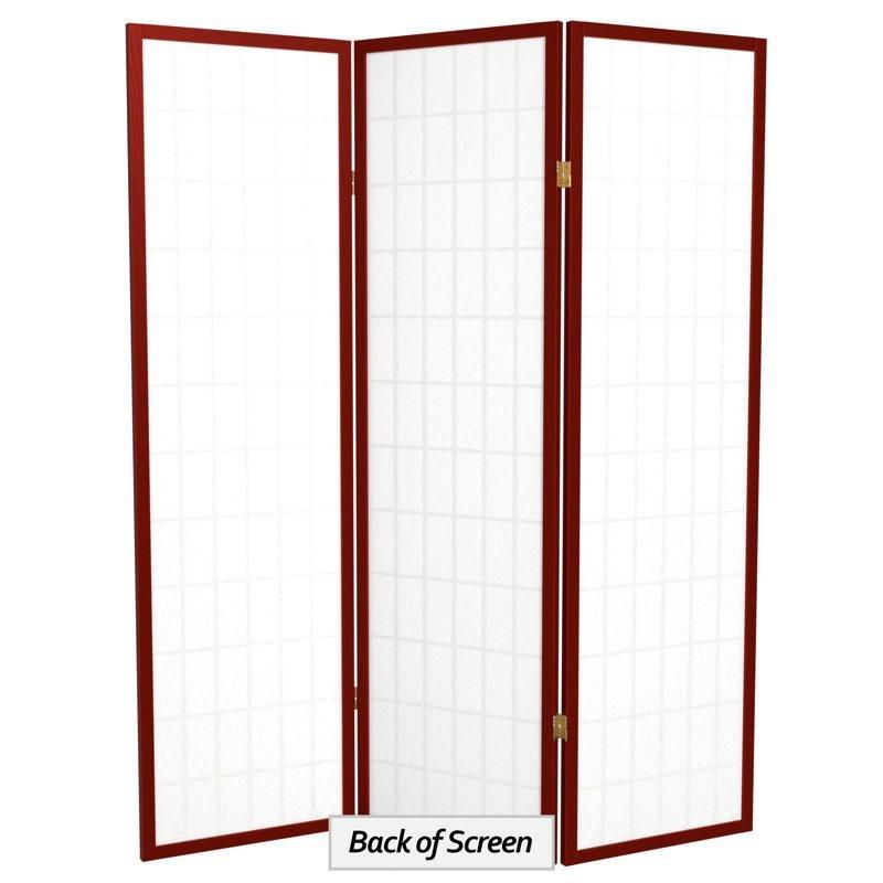 Doğal Masif Ahşap Katlanır Paravan - 150x44 cm - 321670