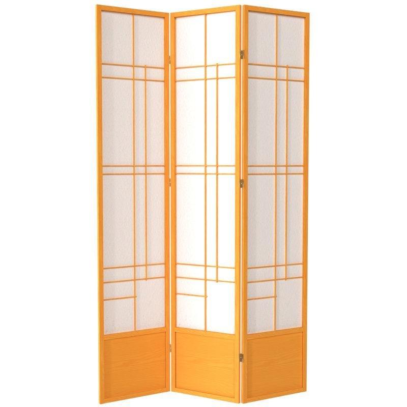 Doğal Masif Ahşap Katlanır Paravan - 214x134 cm - 321400 Doğal Masif Ahşap Katlanır Paravan - 214x134 cm - 321400