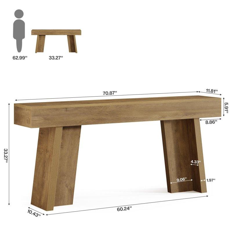Doğal MDF Kır Evi Tarzı Dresuar - 181 cm - 330853