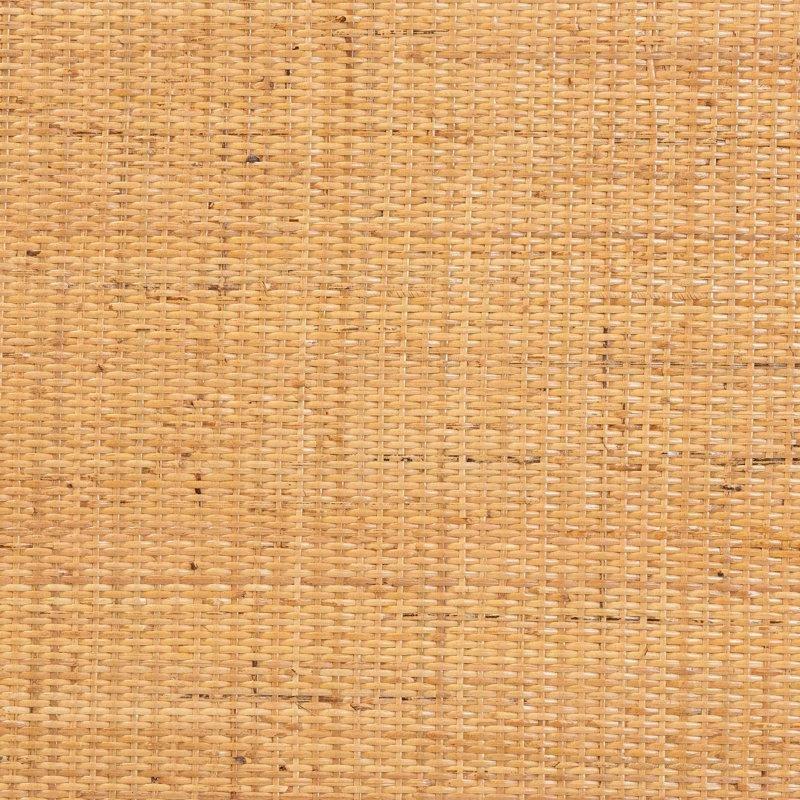 Doğal Rattan Tek Raflı Bohem Yuvarlak Orta Sehpa - Çap 77 cm - 245469