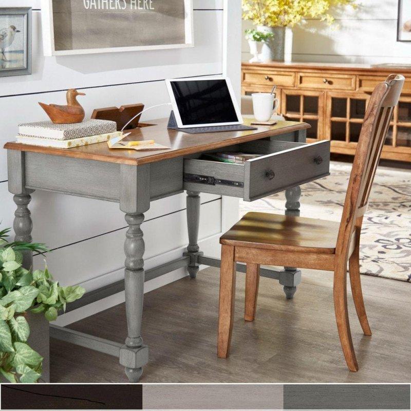 Eskitme Masif Ahşap USB Portlu Çekmeceli Ofis Masası - 121x60x76 cm - 327128 Eskitme Masif Ahşap USB Portlu Çekmeceli Ofis Masası - 121x60x76 cm - 327128