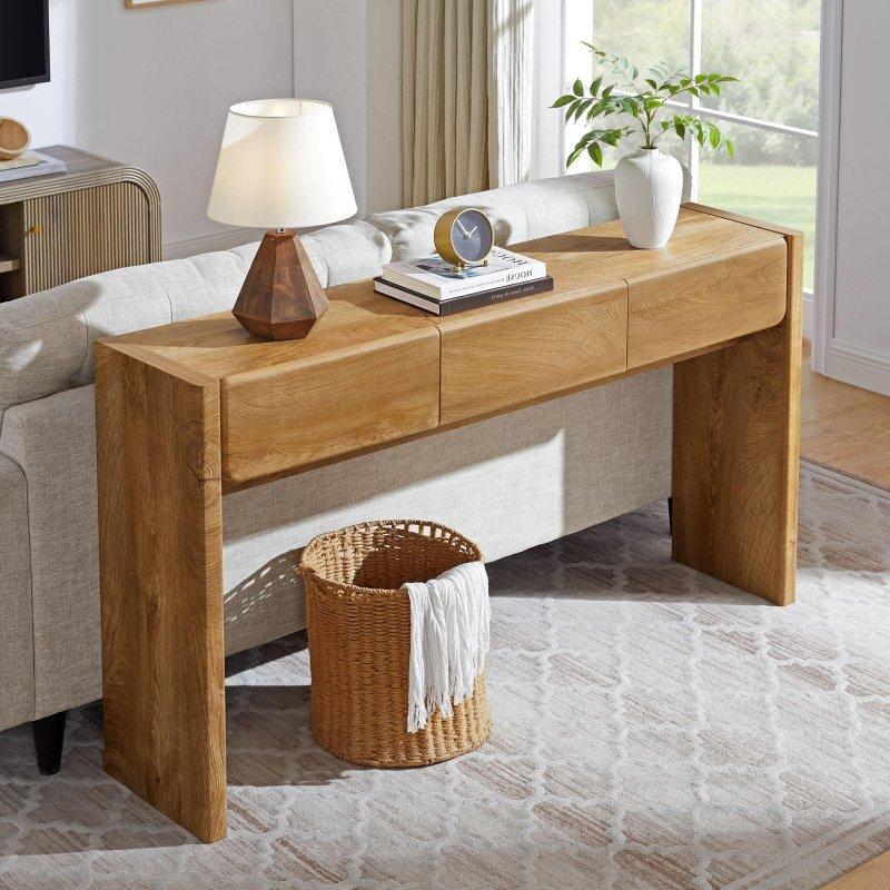 Eskitme MDF 3 Çekmeceli Kır Evi Tarzı Dresuar - 162 cm - 332776