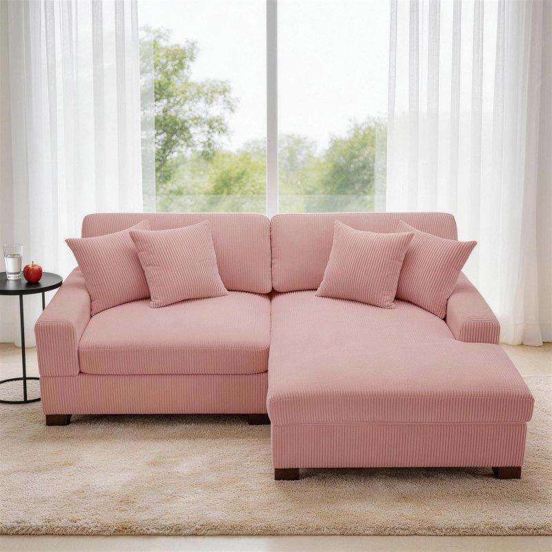 Fitilli Kumaş Modüler Şezlonglu Köşe Koltuk - 254842