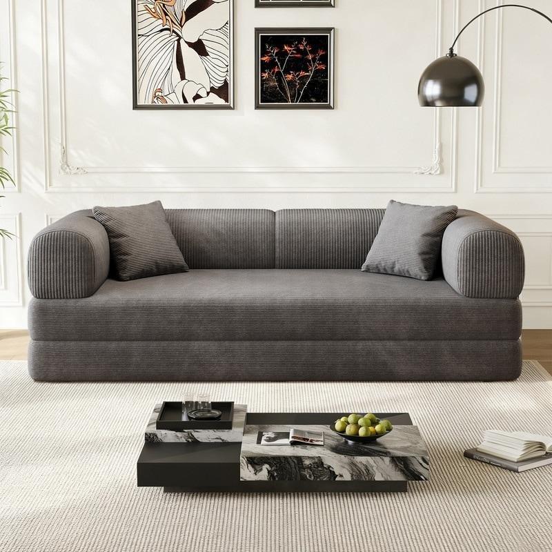 Fitilli Kumaş Yataklı Katlanır Bohem Koltuk - 178 cm - 281076