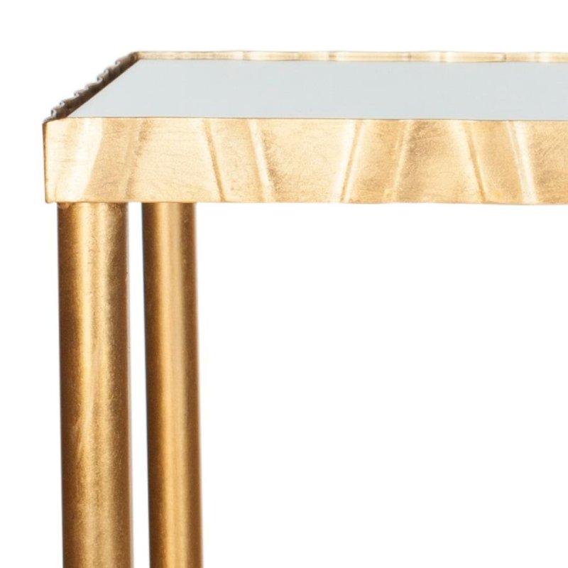 Gold Aynalı Metal Art Nouveau Dresuar - 115x39x87 cm - 330910