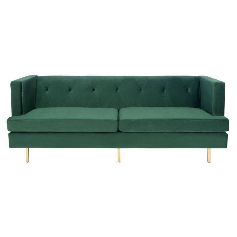 Gold Metal Ayaklı Kadife Döşemeli Kapitoneli 3 Kişilik Bohem Koltuk - 209 cm - 280374 Gold Metal Ayaklı Kadife Döşemeli Kapitoneli 3 Kişilik Bohem Koltuk - 209 cm - 280374