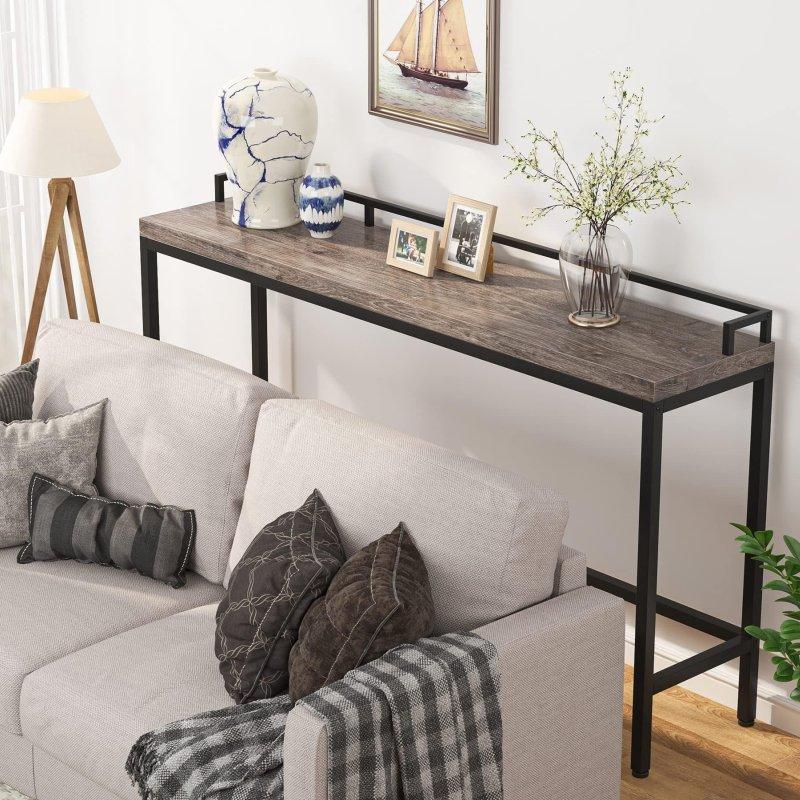Gold Metal Ayaklı Kahverengi Rustik Tasarım MDF Dresuar - 181 cm - 330794