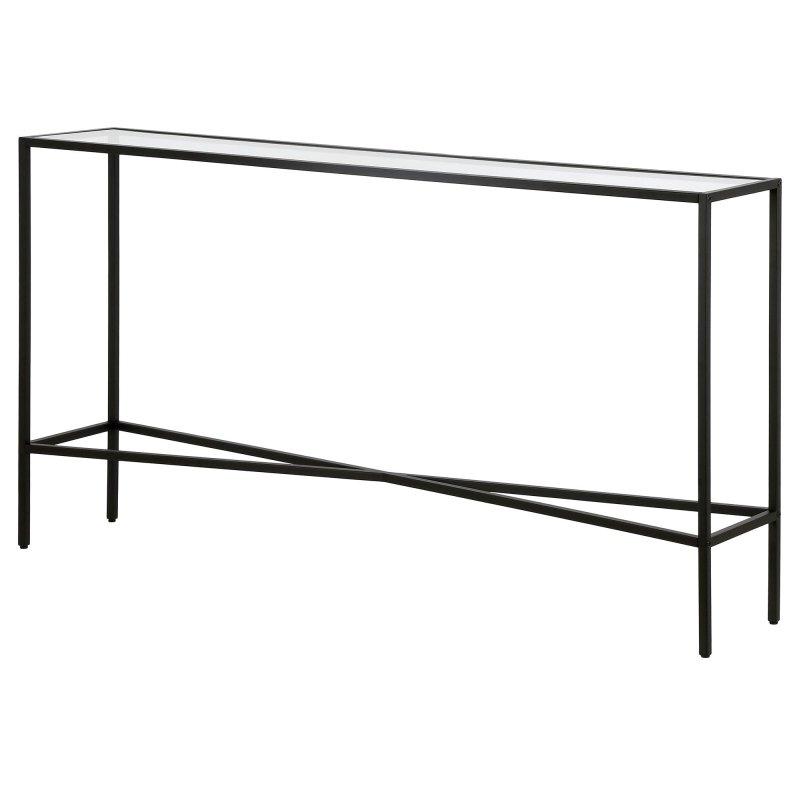 Gold Metal Cam Tablalı Dikdörtgen Geometrik Ayaklı Dresuar - 140 cm - 331780