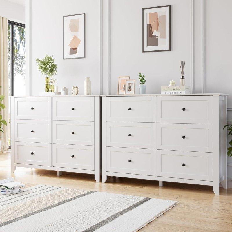 Gri Ahşap 6 Çekmeceli Modern Şifonyer - 302070