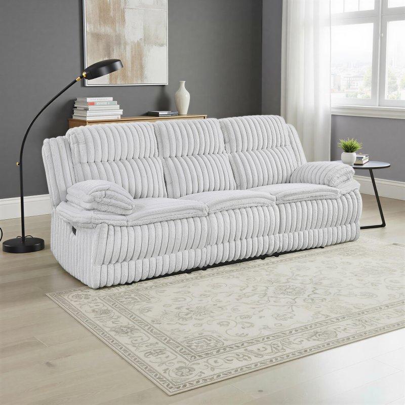 Gri Kadife Kumaş Mekanizmalı Çıkarılabilir Sırtlıklı Bohem Koltuk - 242 cm - 281555