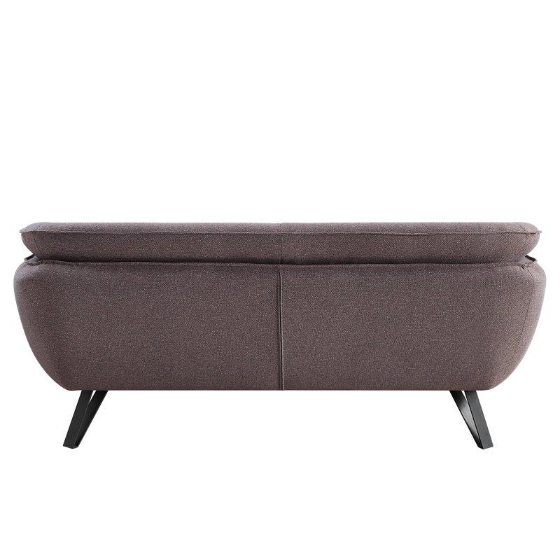 Gri Kadife Metal Ayaklı 2 Kişilik Bohem Koltuk - 199 cm - 289018