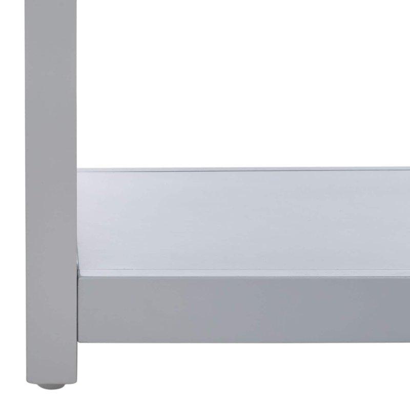 Gri Kauçuk Ağacı Çekmeceli 5 Raflı Kitaplık - 82x178 cm - 312726