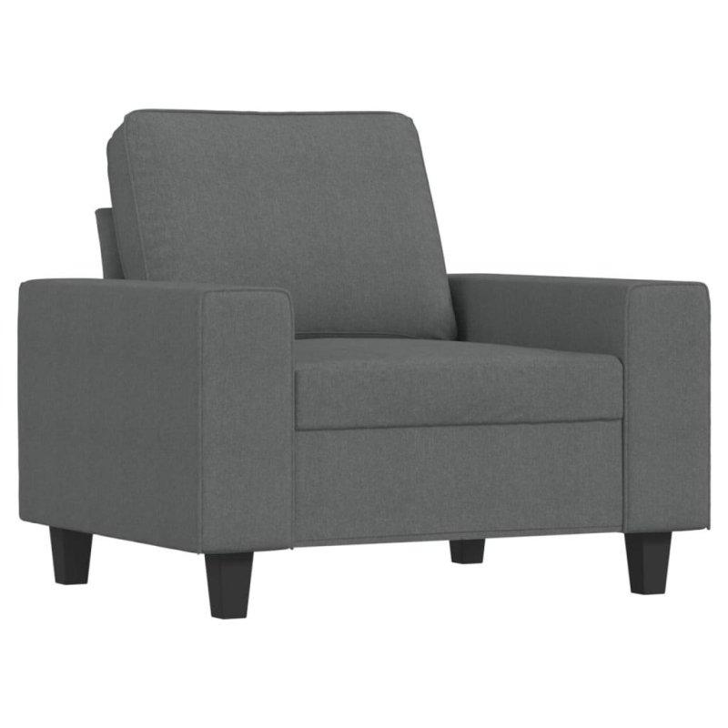 Gri Kumaş Döşemeli Metal İskeletli Bohem Koltuk - 288915