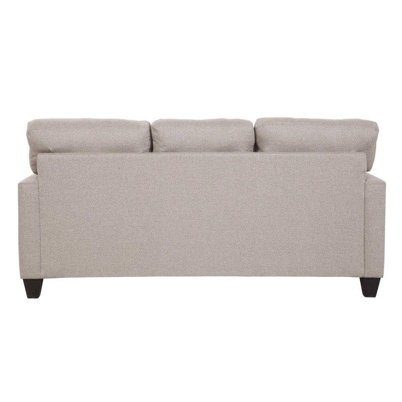 Gri Kumaş İki Kırlentli Kare Kollu Bohem Koltuk - 196x94x94 cm - 285187