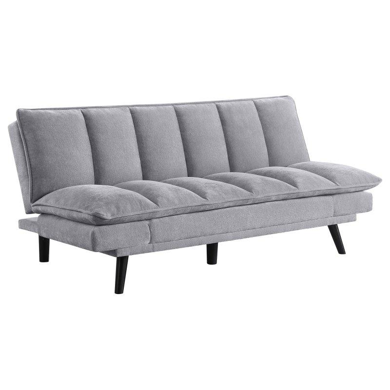 Gri Kumaş Kapitoneli Yataklı Bohem Koltuk - 199 cm - 292349