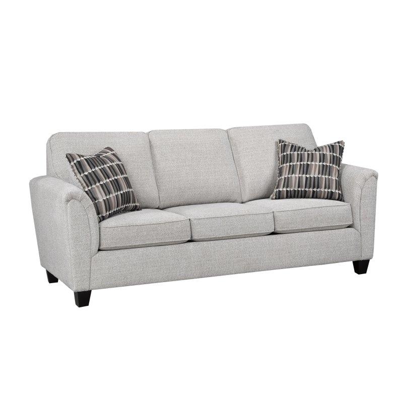 Gri Kumaş Masif Ahşap 3 Kişilik Bohem Koltuk - 209x87 cm - 285040