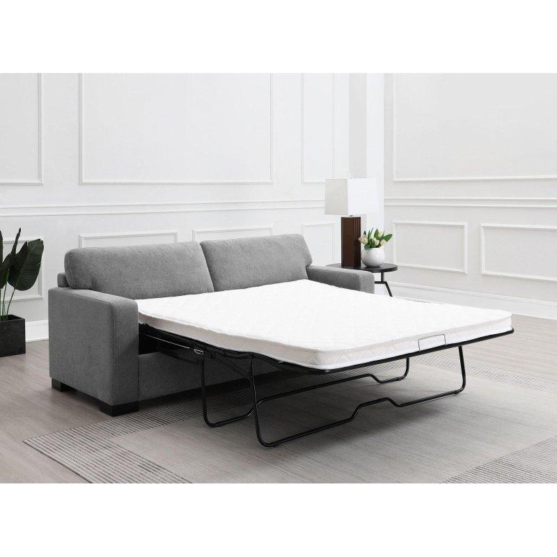 Gri Kumaş Yataklı Çift Taraflı Minderli Bohem Koltuk - 209 cm - 281608 Gri Kumaş Yataklı Çift Taraflı Minderli Bohem Koltuk - 209 cm - 281608
