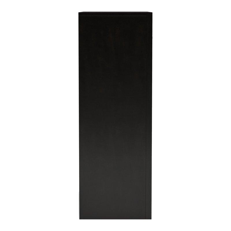 Gri Masif Ahşap Fasetalı 5 Çekmeceli Şifonyer - 81 cm - 308826