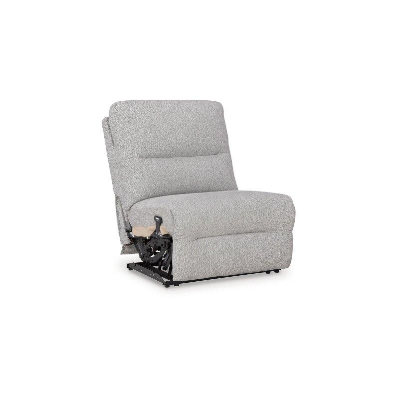 Gri Mavi Polyester Elektrikli Mekanizmalı Modüler Bohem Koltuk - 293x107x107 cm - 282637